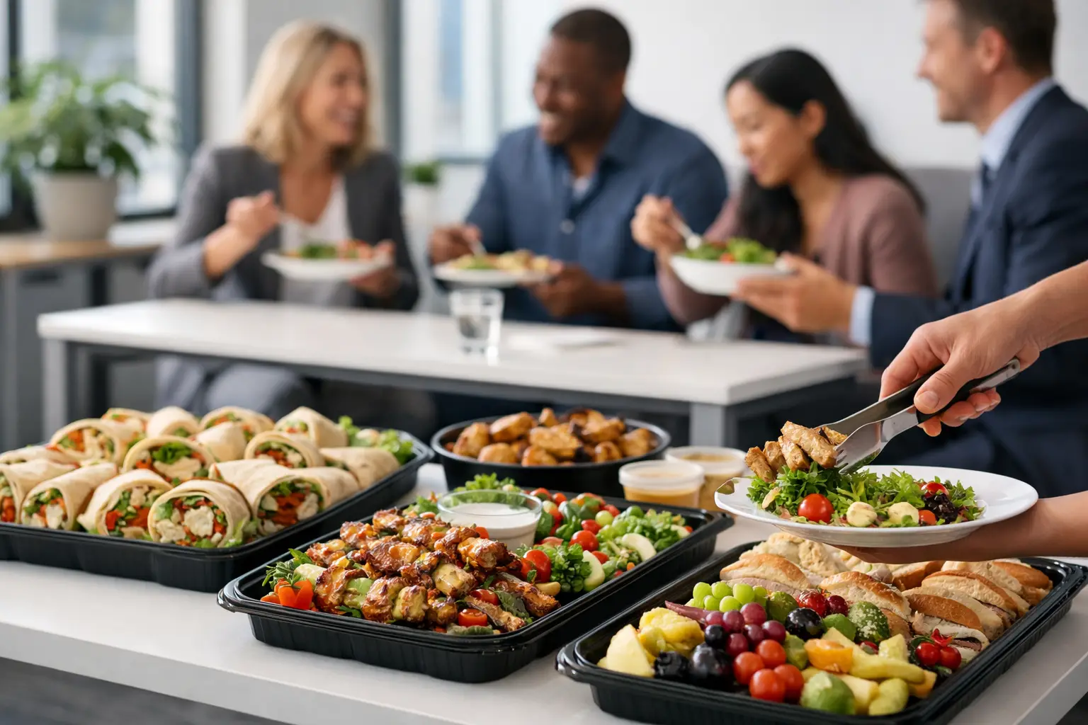 Can You Cater Office Lunches? Yes, With Flavor