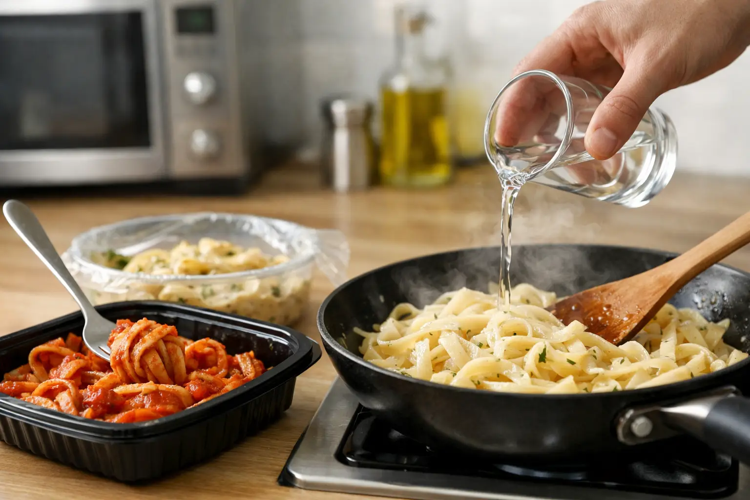 How to Reheat Takeout Pasta Without Drying It Out